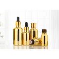 Electroplated Gold Essential Oil Dropper Bottle 30ml